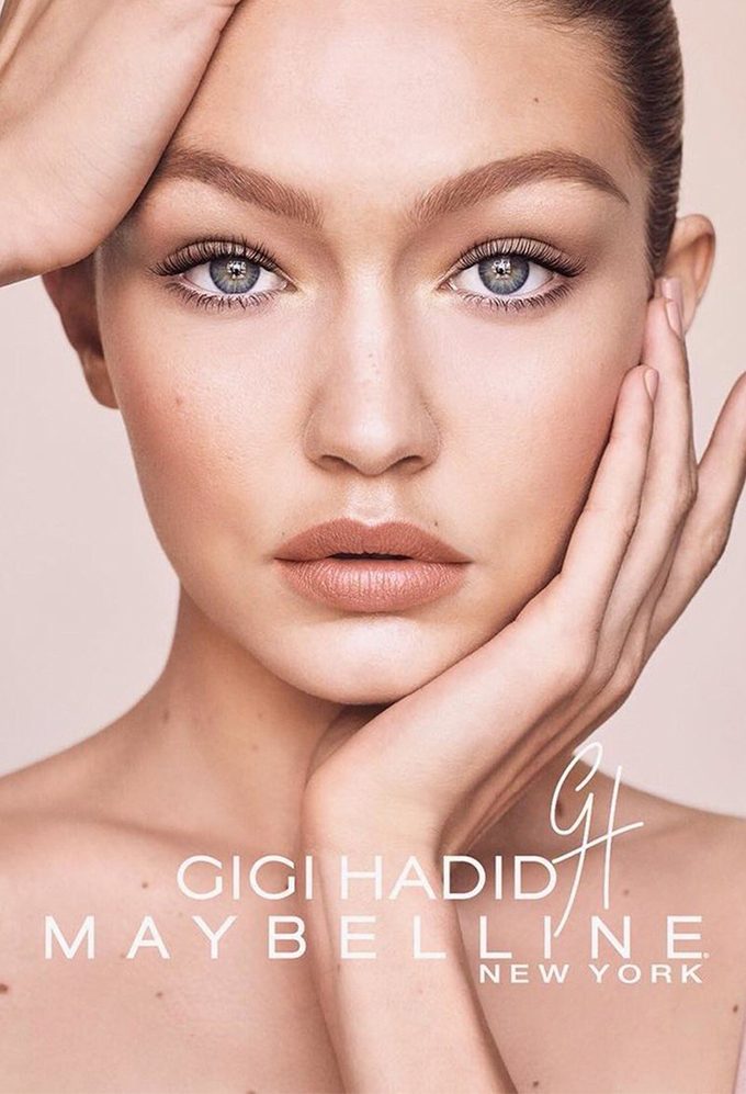Campanha Gigi Hadid X Maybelline