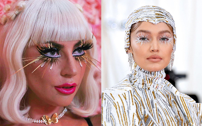 Lady Gaga e Gigi Hadid no Baile do Met 2019