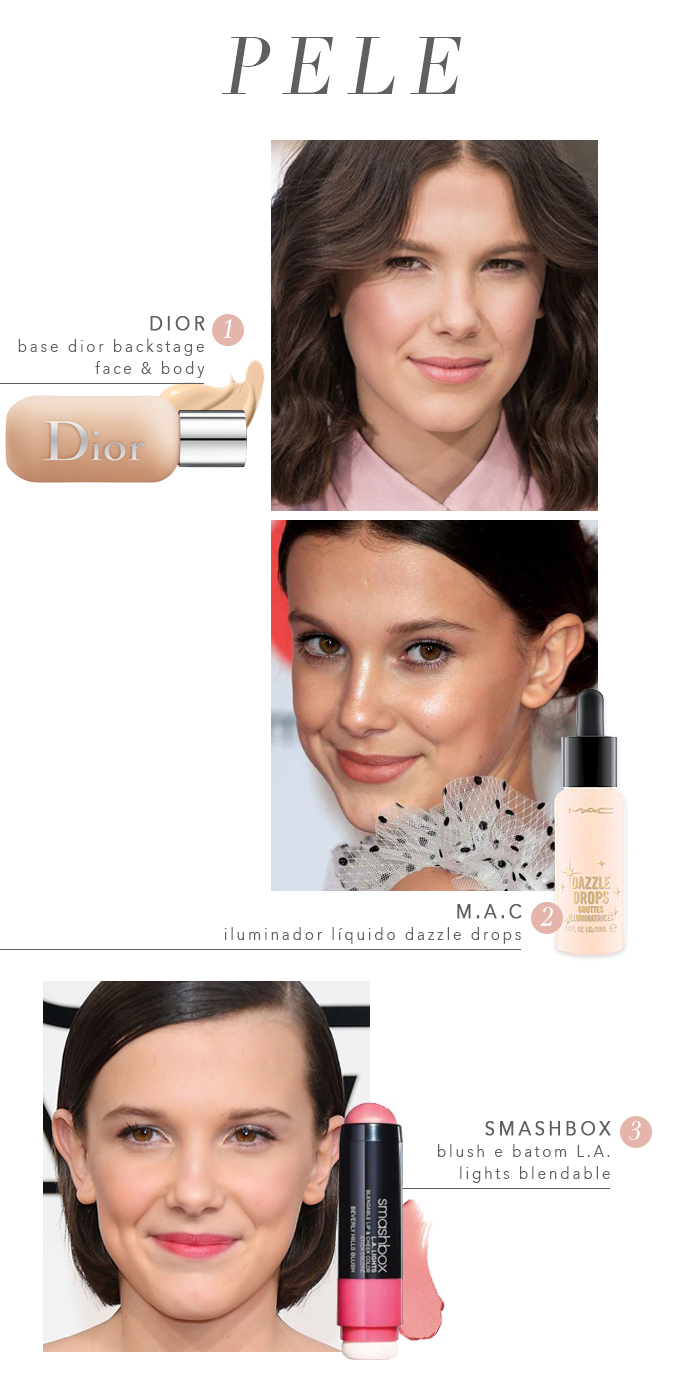 Maquiagem Millie Bobby Brown Stranger Things 