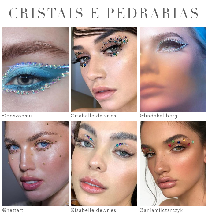 cristais e pedrarias