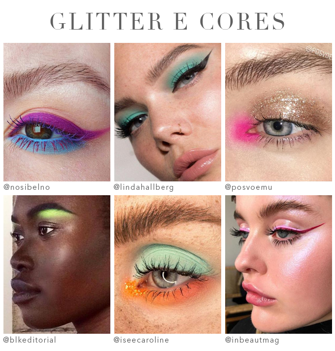 glitter e cores