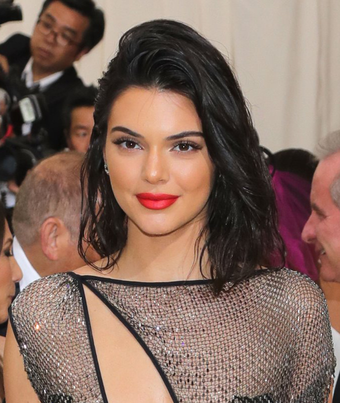 Kendall Jenner's make up met gala maquiagem