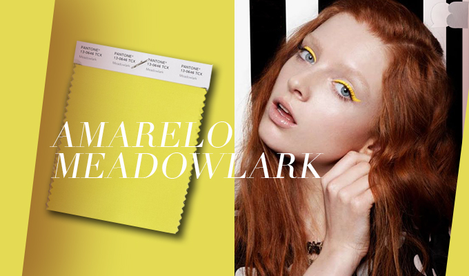 Amarelo Meadowlark - Tendência de Cores Maquiagem 2018
