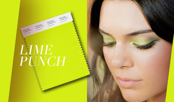Lime Punch - Tendência de Cores Maquiagem 2018