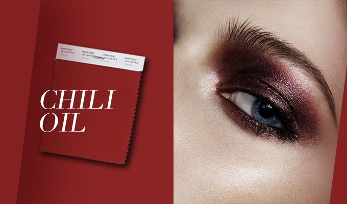 Chili Oil - Tendência de Cores Maquiagem 2018
