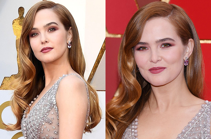 Maquiagem Zoey Deutch Oscar 2018